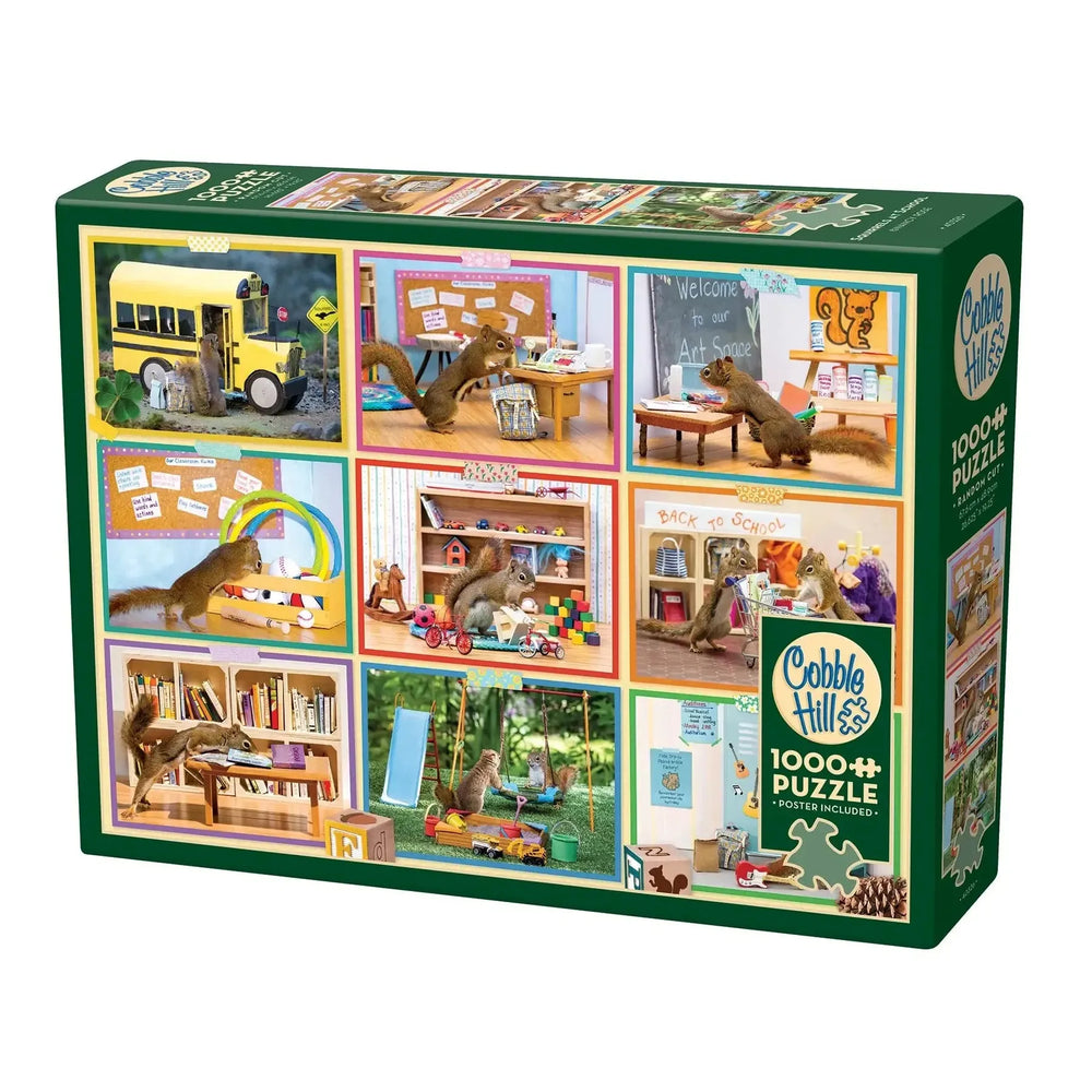 Squirrels at School 1000 Piece Jigsaw Puzzle Cobble Hill (ONLINE ORDER ONLY)