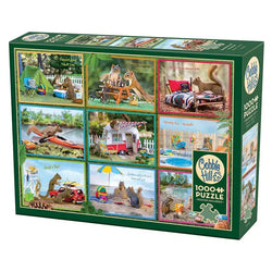 Squirrels on Vacation 1000 Piece Jigsaw Puzzle Cobble Hill (ONLINE ORDER ONLY)