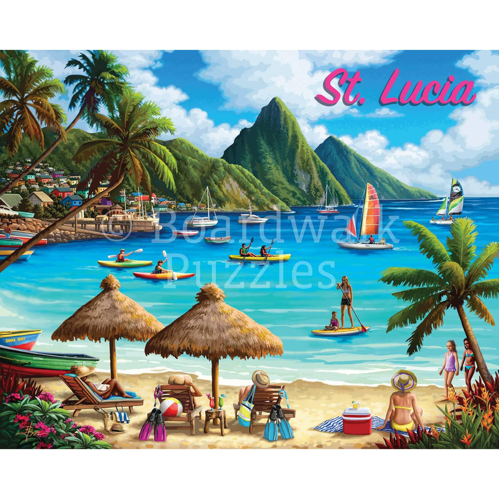 St. Lucia 210 Piece Jigsaw Puzzle Boardwalk (ONLINE ORDER ONLY)