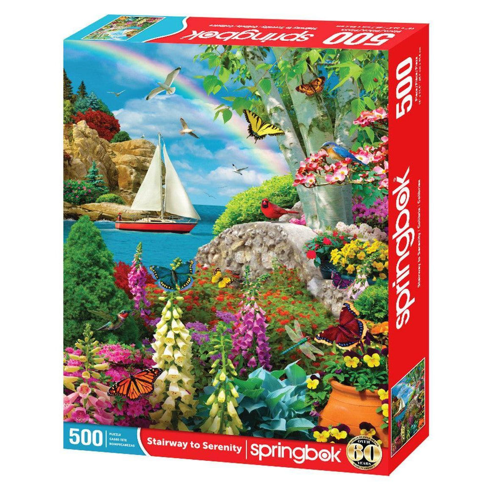 Stairway to Serenity 500 Piece Jigsaw Puzzle Springbok (ONLINE ORDER ONLY)