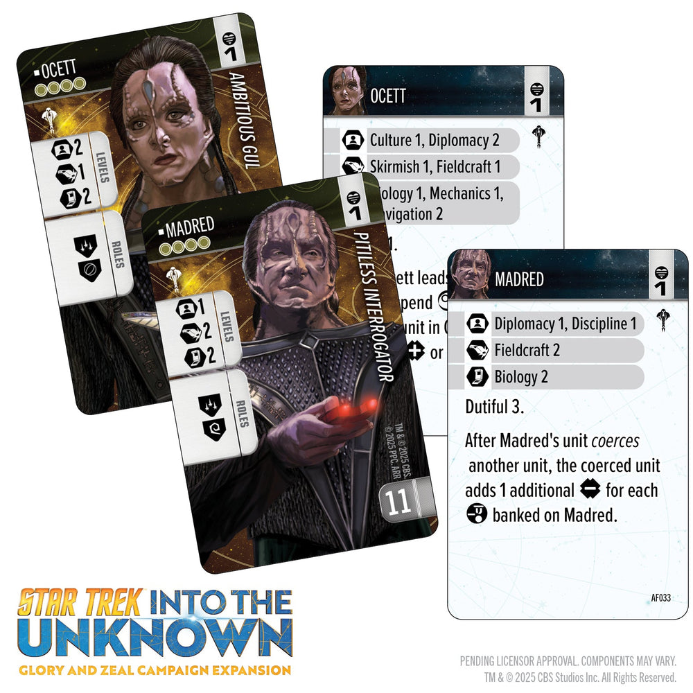 Star Trek: Into the Unknown - Glory and Zeal Expansion (ONLINE ORDER ONLY)