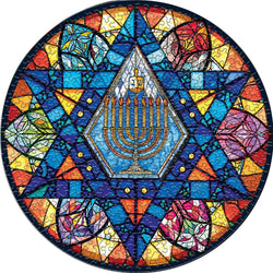 Star of David 500 Piece Round Jigsaw Puzzle Springbok (ONLINE ORDER ONLY)