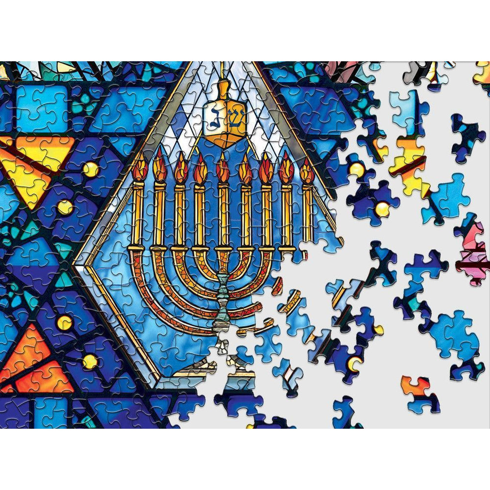 Star of David 500 Piece Round Jigsaw Puzzle Springbok (ONLINE ORDER ONLY)