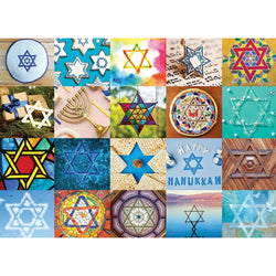 Star of David Collage 1000 Piece Jigsaw Puzzle Eurographics (ONLINE ORDER ONLY)