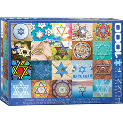 Star of David Collage 1000 Piece Jigsaw Puzzle Eurographics (ONLINE ORDER ONLY)