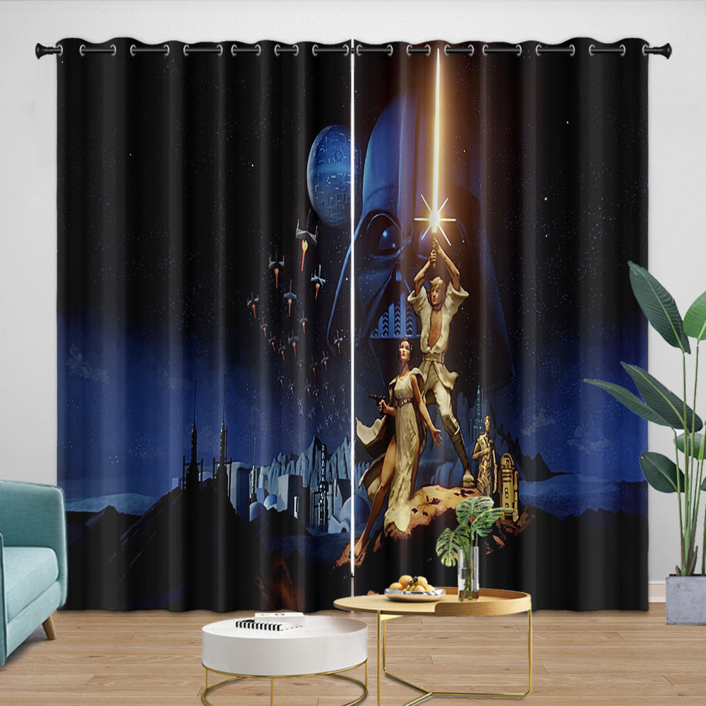 Star Wars A New Hope Curtains Blackout Window Drapes (ONLINE ORDER ONLY)