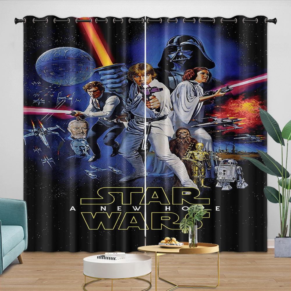 Star Wars A New Hope Curtains Blackout Window Drapes (ONLINE ORDER ONLY)