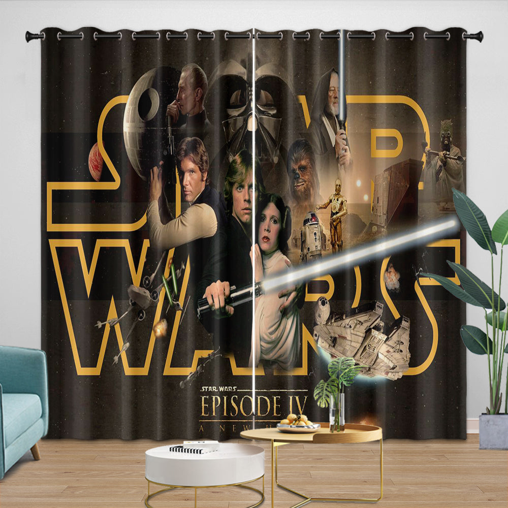 Star Wars A New Hope Curtains Blackout Window Drapes (ONLINE ORDER ONLY)