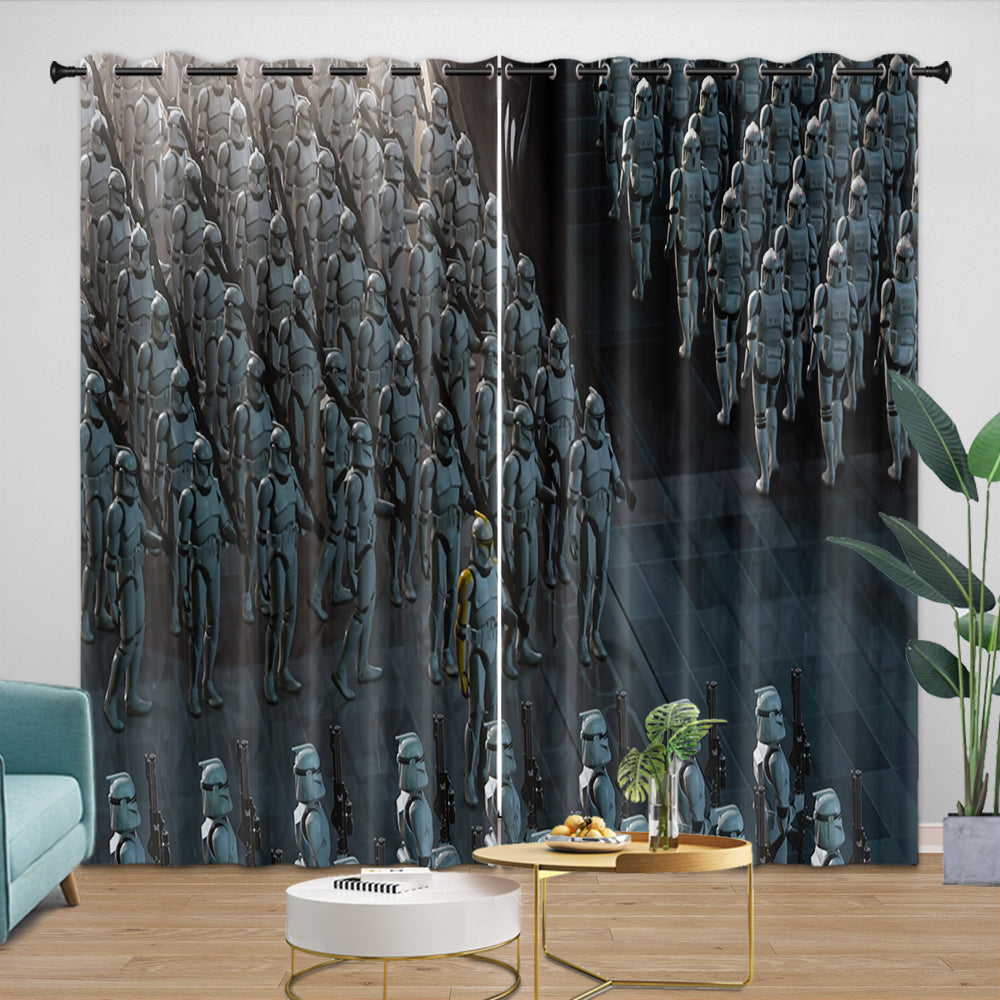 Star Wars Attack of the Clones Curtains Blackout Window Drapes (ONLINE ORDER ONLY)