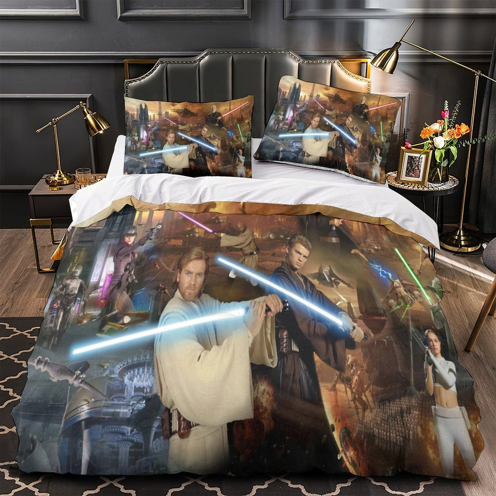 Star Wars Attack of the Clones Duvet Cover Bedding Set Without Filler (ONLINE ORDER ONLY)