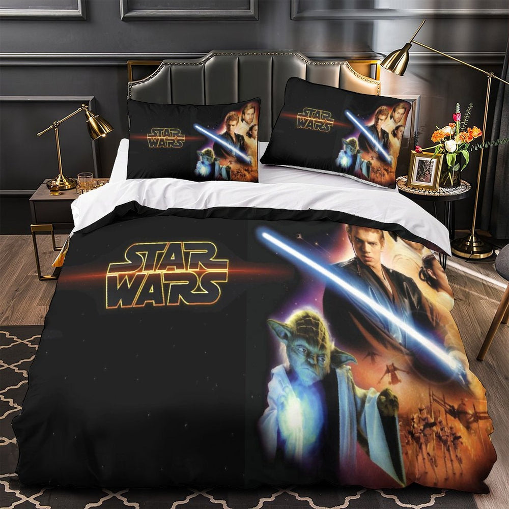 Star Wars Attack of the Clones Duvet Cover Bedding Set Without Filler (ONLINE ORDER ONLY)