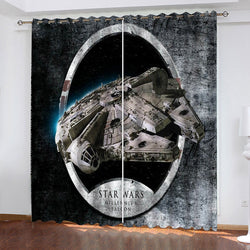 Star Wars Curtains Blackout Window Drapes Room Decoration (Online Order Only)