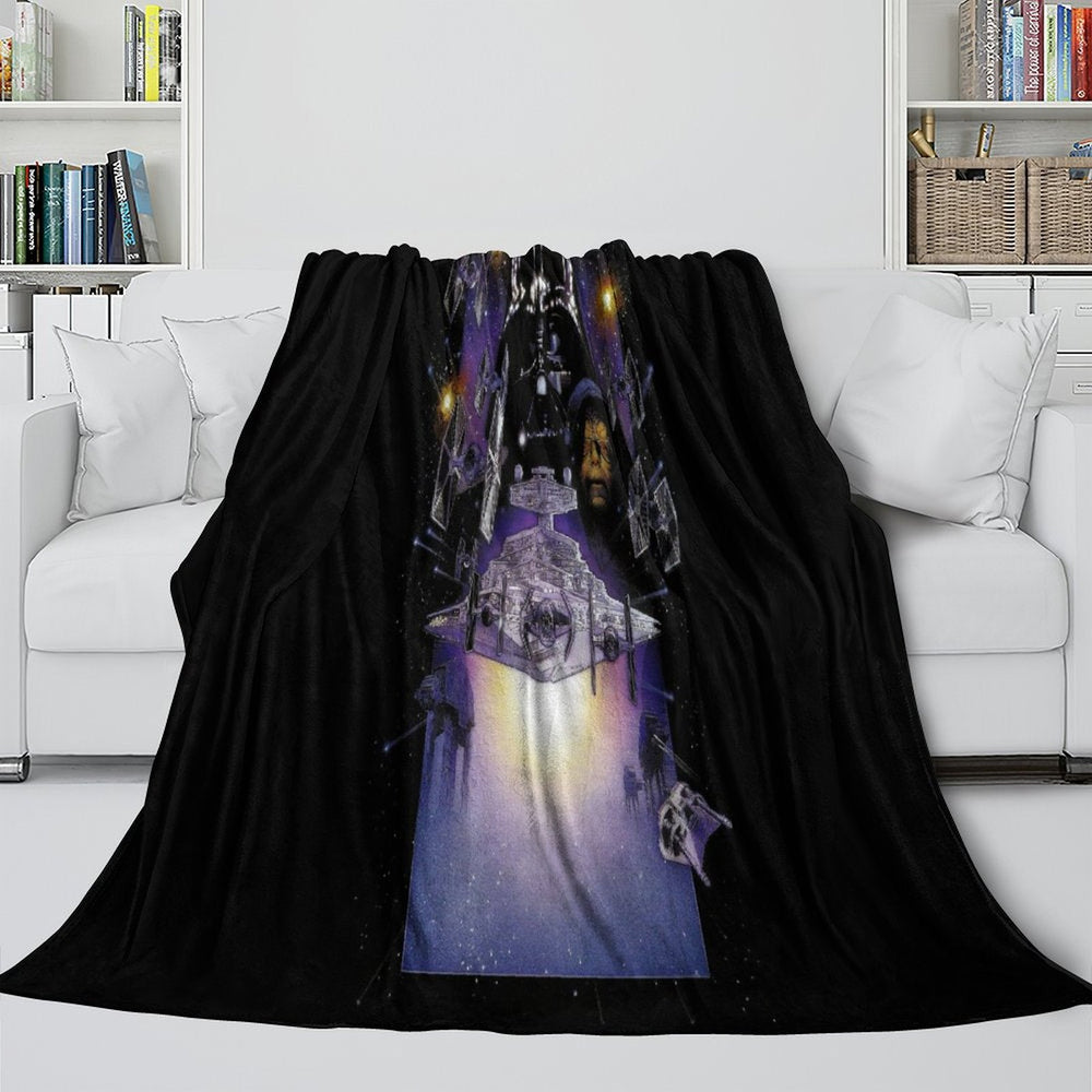 Star Wars Empire Strikes Back Blanket Flannel Throw Room Decoration (ONLINE ORDER ONLY)