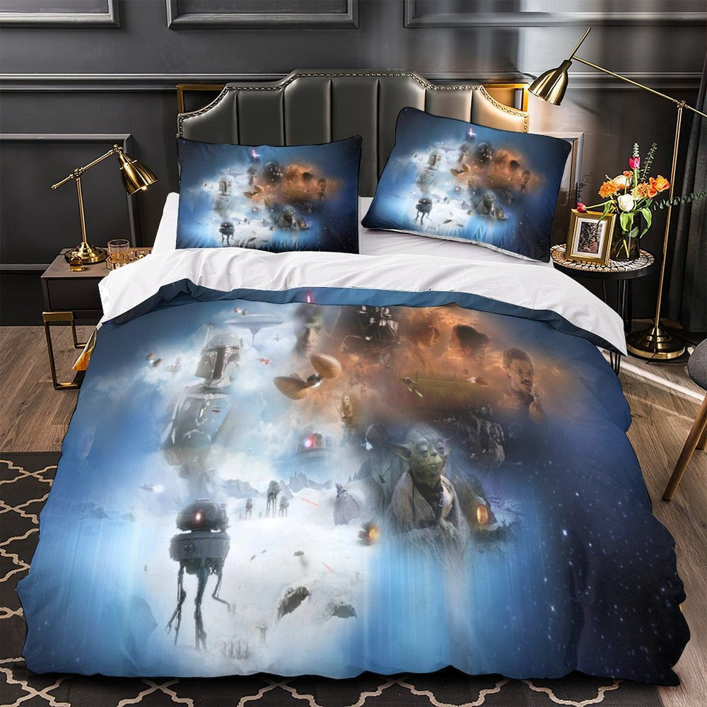 Star Wars Empire Strikes Back Duvet Cover Bedding Set Without Filler (ONLINE ORDER ONLY)