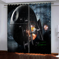 Star Wars Pattern Curtains Blackout Window Drapes (Online Order Only)