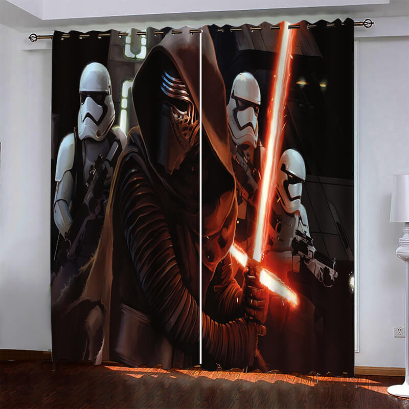 Star Wars Pattern Curtains Blackout Window Drapes (Online Order Only)