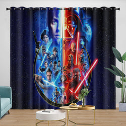 Star Wars Pattern Curtains Movie Blackout Window Drapes (ONLINE ORDER ONLY)
