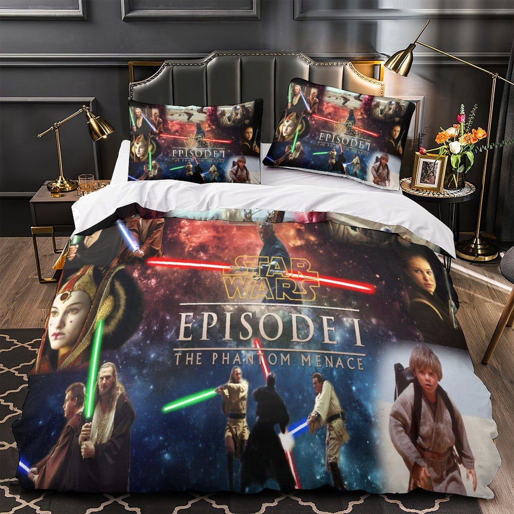 Star Wars Phantom Menace Duvet Cover Bedding Set Without Filler (ONLINE ORDER ONLY)