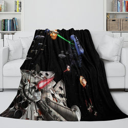 Star Wars Return of the Jedi Blanket Flannel Throw Room Decoration (ONLINE ORDER ONLY)