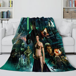 Star Wars Return of the Jedi Blanket Flannel Throw Room Decoration (ONLINE ORDER ONLY)