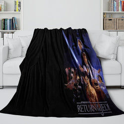 Star Wars Return of the Jedi Blanket Flannel Throw Room Decoration (ONLINE ORDER ONLY)
