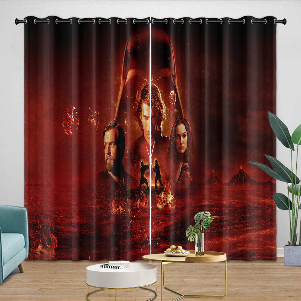 Star Wars Revenge of the Sith Curtains Blackout Window Drapes (ONLINE ORDER ONLY)