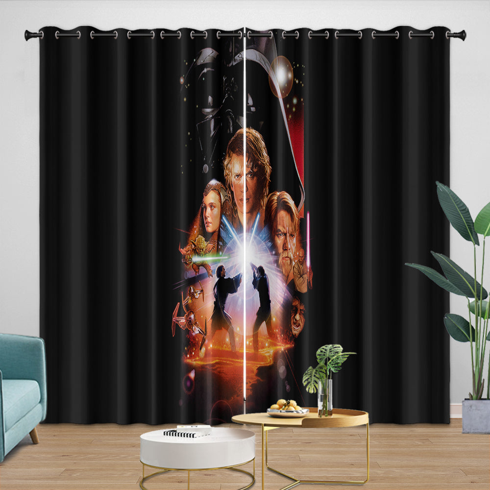 Star Wars Revenge of the Sith Curtains Blackout Window Drapes (ONLINE ORDER ONLY)