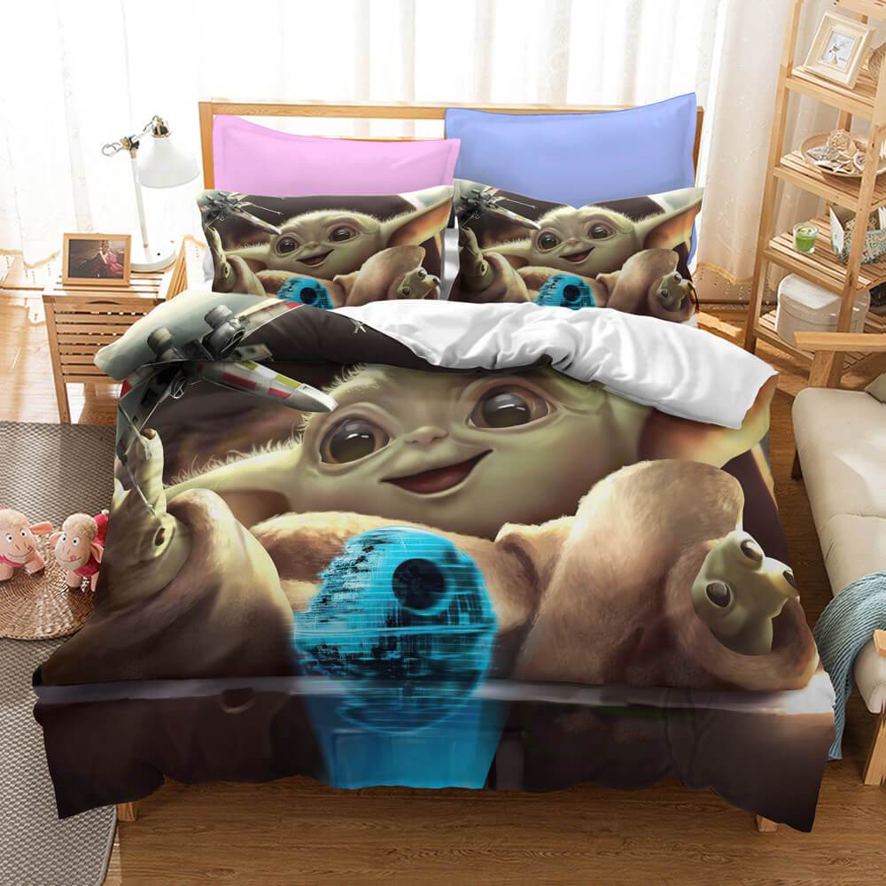 Baby Yoda Bedding Set Duvet Cover Bed Sets (Online Order Only)