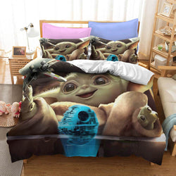 Baby Yoda Bedding Set Duvet Cover Bed Sets (Online Order Only)