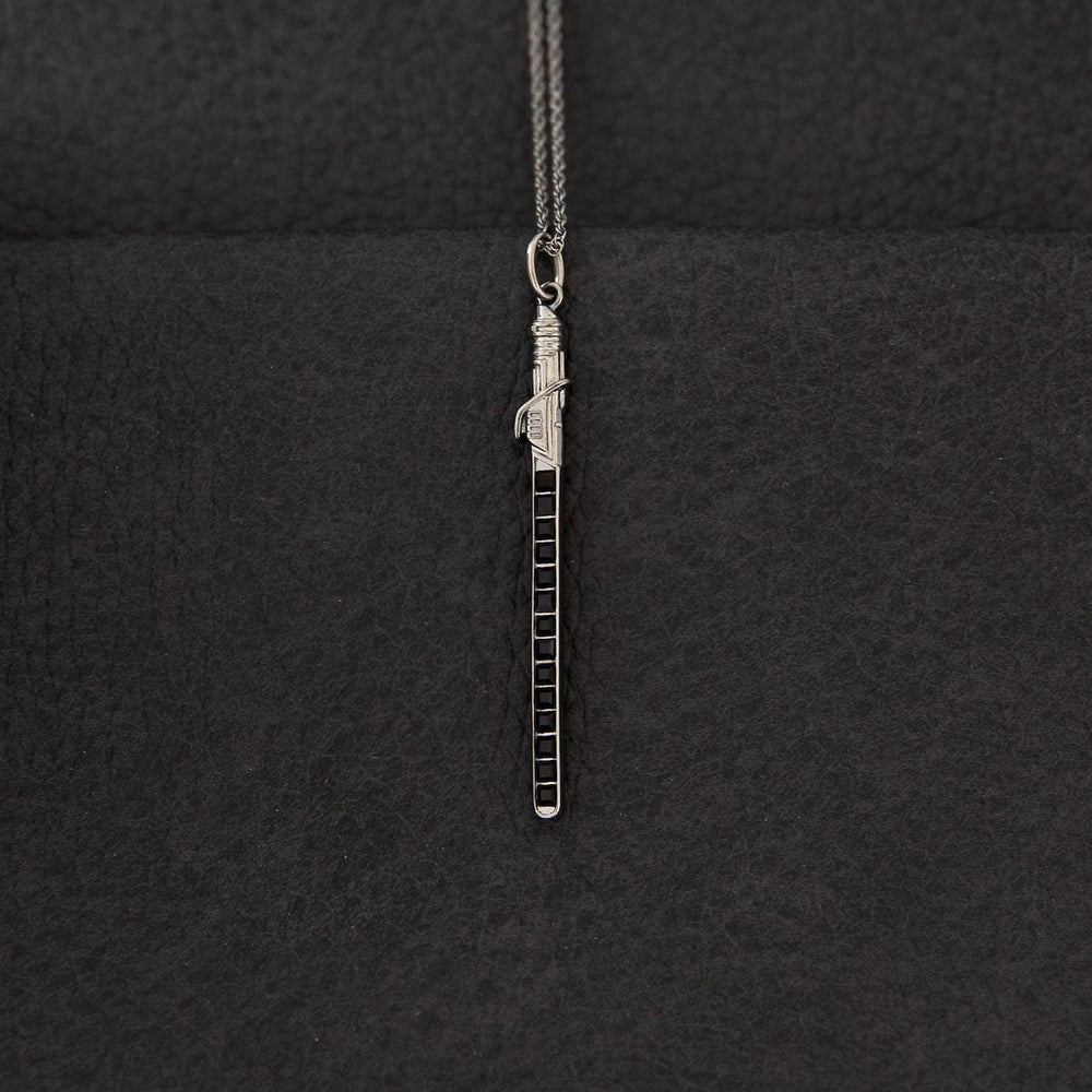 Star Wars X RockLove Darksaber Crystal Lightsaber Necklace (ONLINE ORDER ONLY)