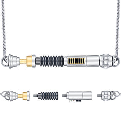 Star Wars X RockLove LIGHTSABER WORKSHOP Luke Skywalker Lightsaber Necklace (ONLINE ORDER ONLY)