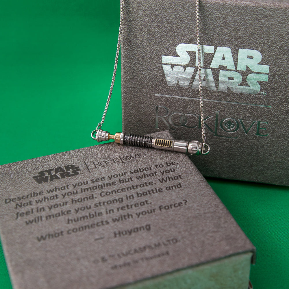 Star Wars X RockLove LIGHTSABER WORKSHOP Luke Skywalker Lightsaber Necklace (ONLINE ORDER ONLY)