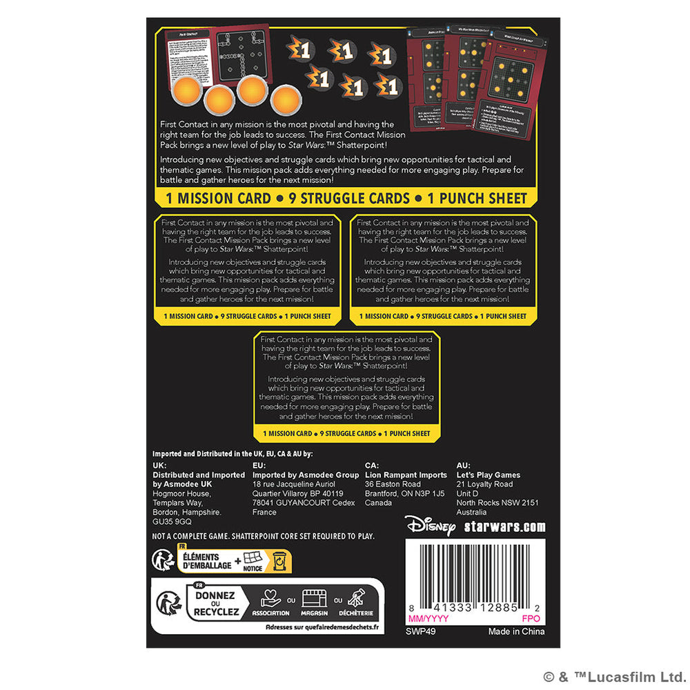 Star Wars Shatterpoint: First Contact Mission Pack