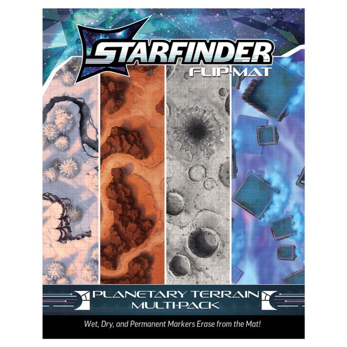 Starfinder: Flip-Mat - Planetary Terrain Multi-Pack (2E) (ONLINE ORDER ONLY)