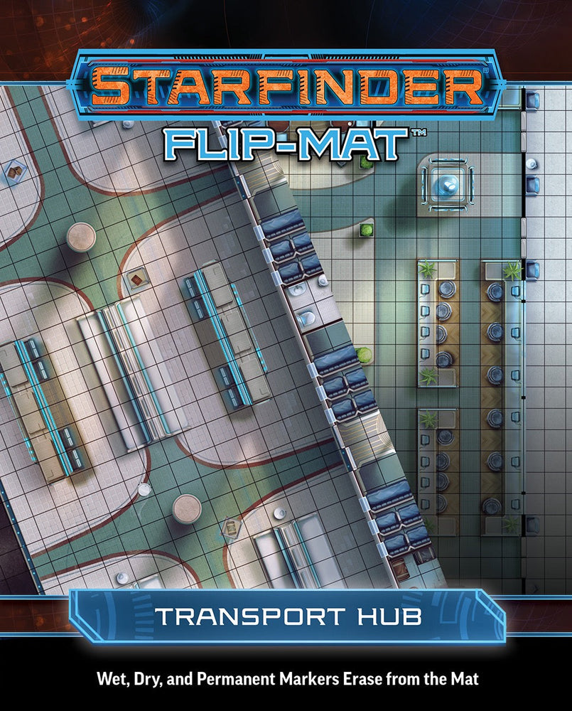 Starfinder: Flip-Mat - Transport Hub (ONLINE ORDER ONLY)