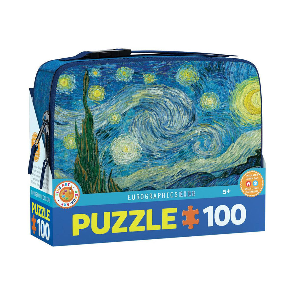 Starry Night Lunch Bag & 100 Piece Jigsaw Puzzle Eurographics (ONLINE ORDER ONLY)