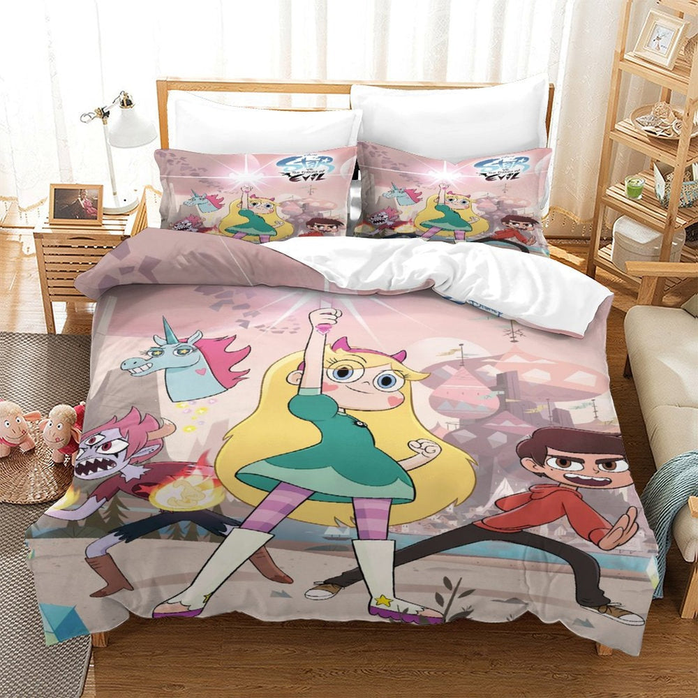 Star vs the Forces of Evil Bedding Set Duvet Cover Without Filler (Online Order Only)