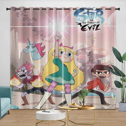 Star vs the Forces of Evil Curtains Blackout Window Drapes (Online Order Only)