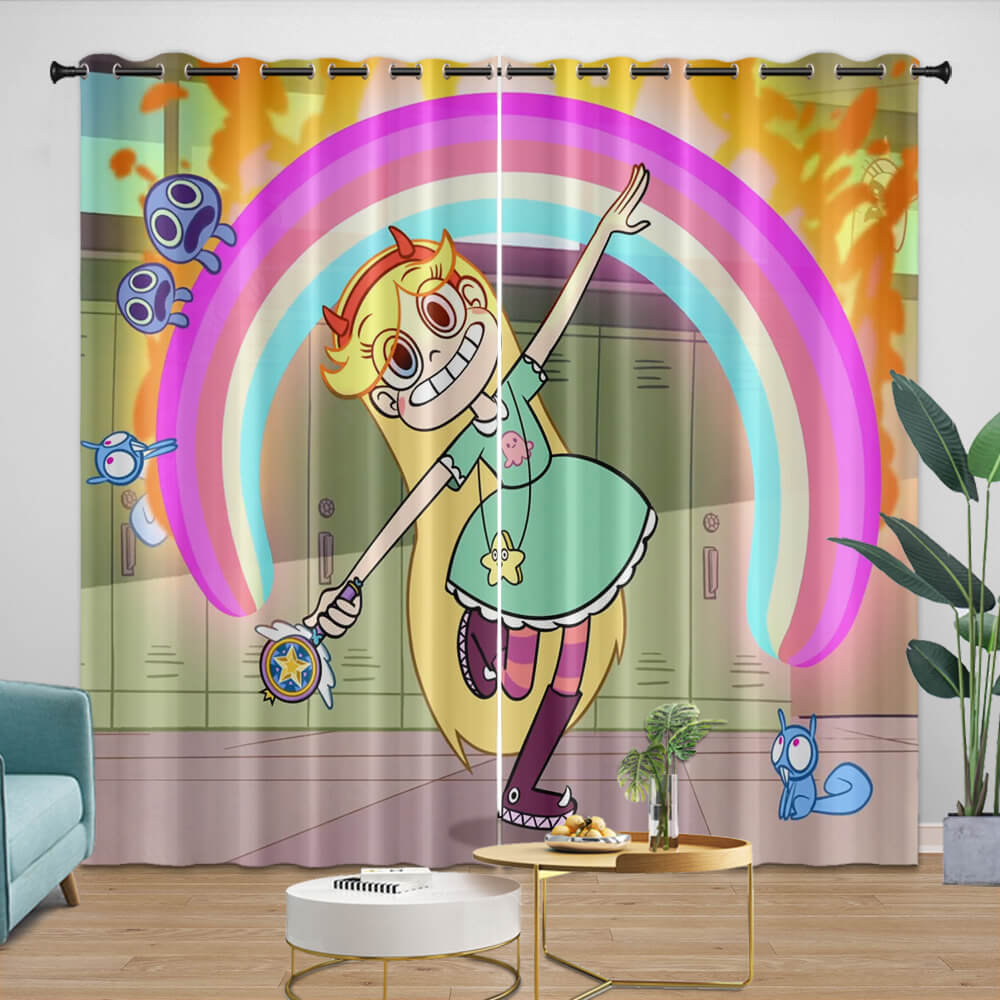 Star vs the Forces of Evil Curtains Blackout Window Drapes (Online Order Only)