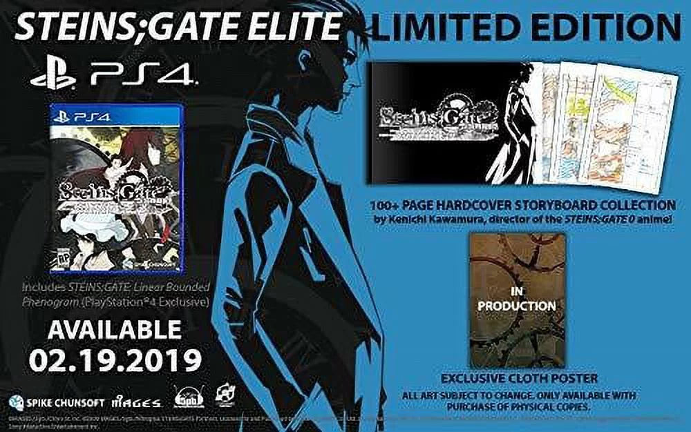 Steins;Gate Elite (Limited Edition) (Playstation 4) (Online Order Only)