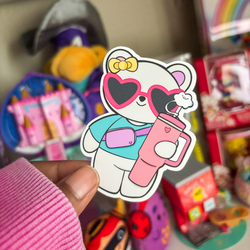 Bougie Emma Bear | Sticker Die Cut (ONLINE ORDER ONLY)