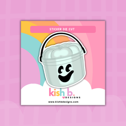 90's Halloween Buckets | Sticker Die Cut (ONLINE ORDER ONLY)