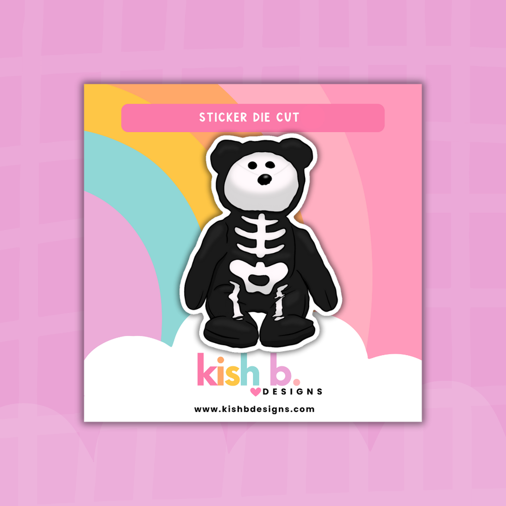 90's Halloween Plushies | Sticker Die Cut (ONLINE ORDER ONLY)