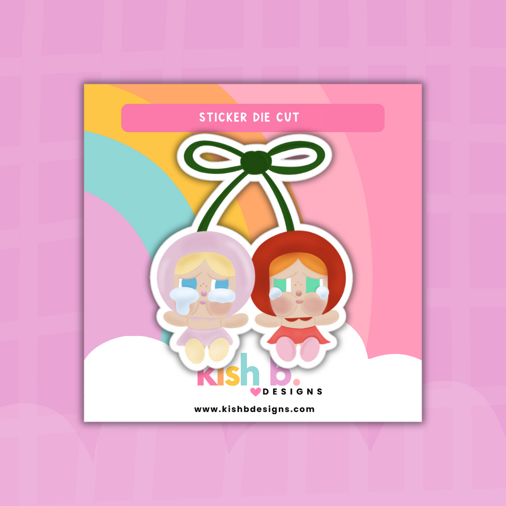 Cherry Baby| Sticker Die Cut(s) (ONLINE ORDER ONLY)