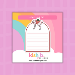 Strawberry Trinkets|Note|Journal| Sticker Die Cut(s) (ONLINE ORDER ONLY)