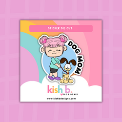 Dog Mom |Sticker Die Cut (ONLINE ORDER ONLY)