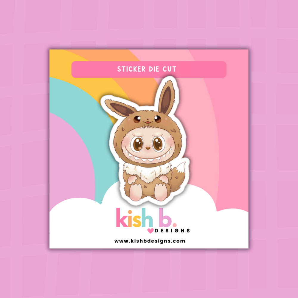 Evee-Monster| Sticker Die Cut (ONLINE ORDER ONLY)