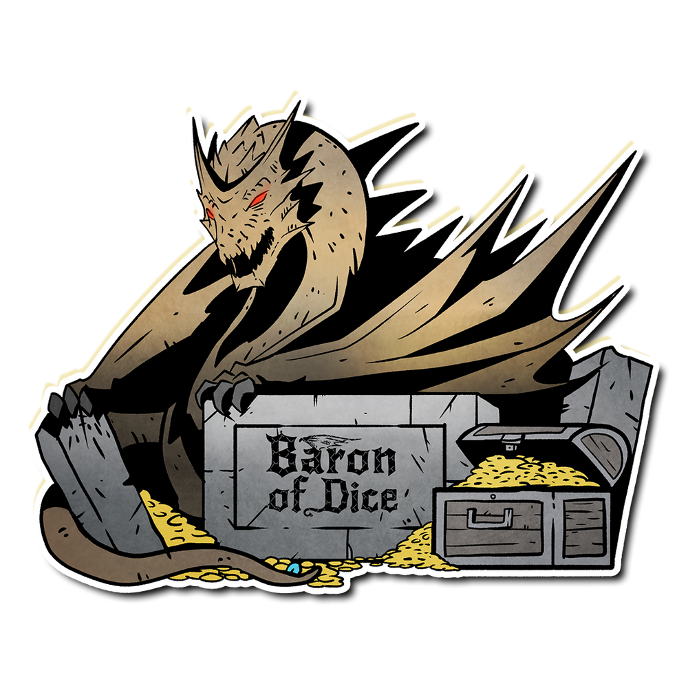 Premium Vinyl Stickers - Ancient Dragon (ONLINE ORDER ONLY)