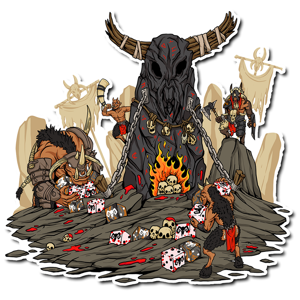 Premium Vinyl Stickers - Beast Men (ONLINE ORDER ONLY)