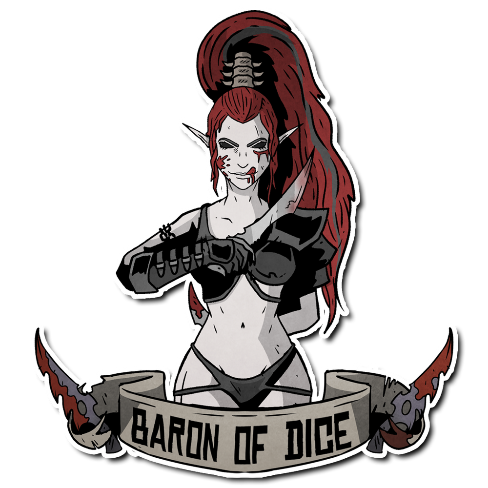 Premium Vinyl Stickers - Dreaded Ones - Pin-up